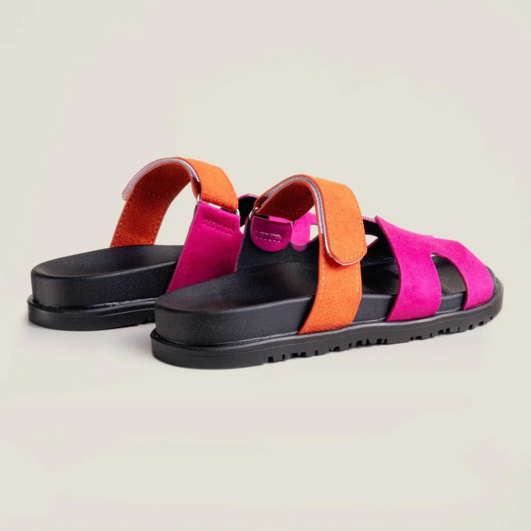 Sandaler Rom® – Orange / Rosa