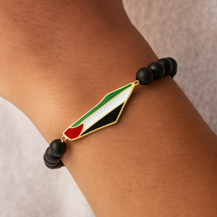 Palestine Bead Bracelet