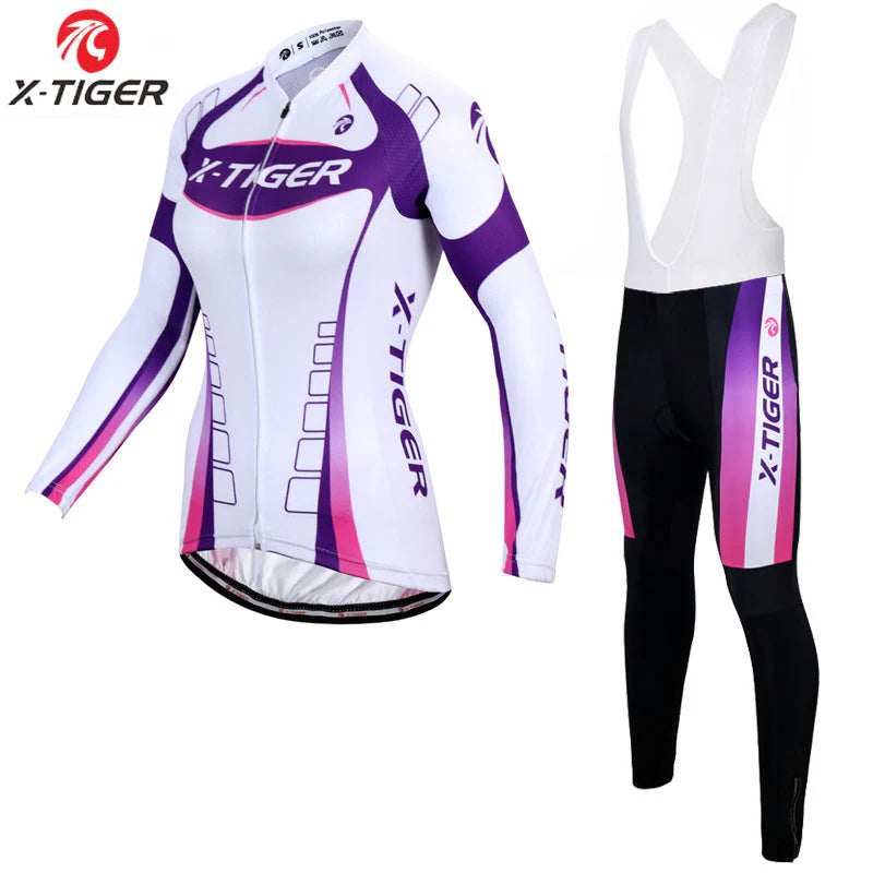 X-Tiger - Ladies long sleeve cycling set