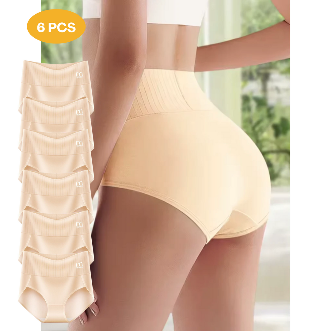 Monica | Set of 6 high-waisted panties