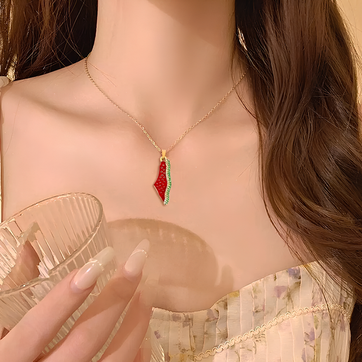 Palestine Watermelon Necklace