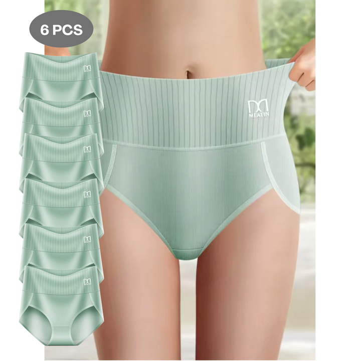 Monica | Set of 6 high-waisted panties