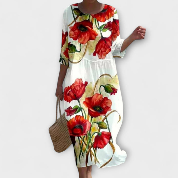 Kylie - Stylish floral maxi dress