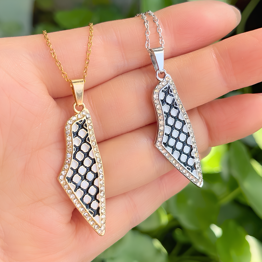 Palestine Keffiyeh Necklace