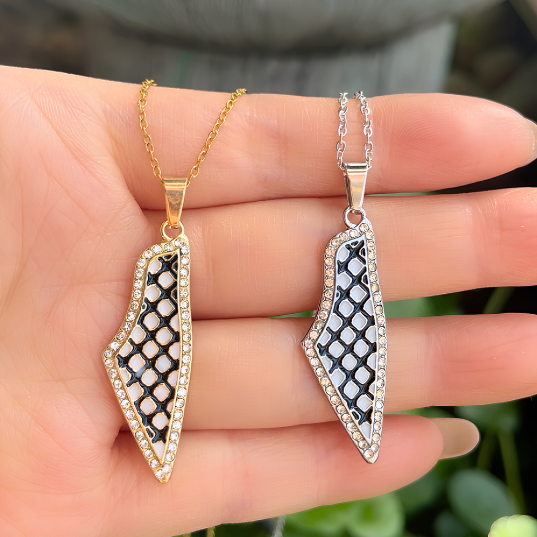 Palestine Keffiyeh Necklace