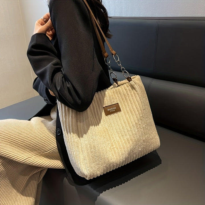 Gio™ - Soft corduroy shoulder bag