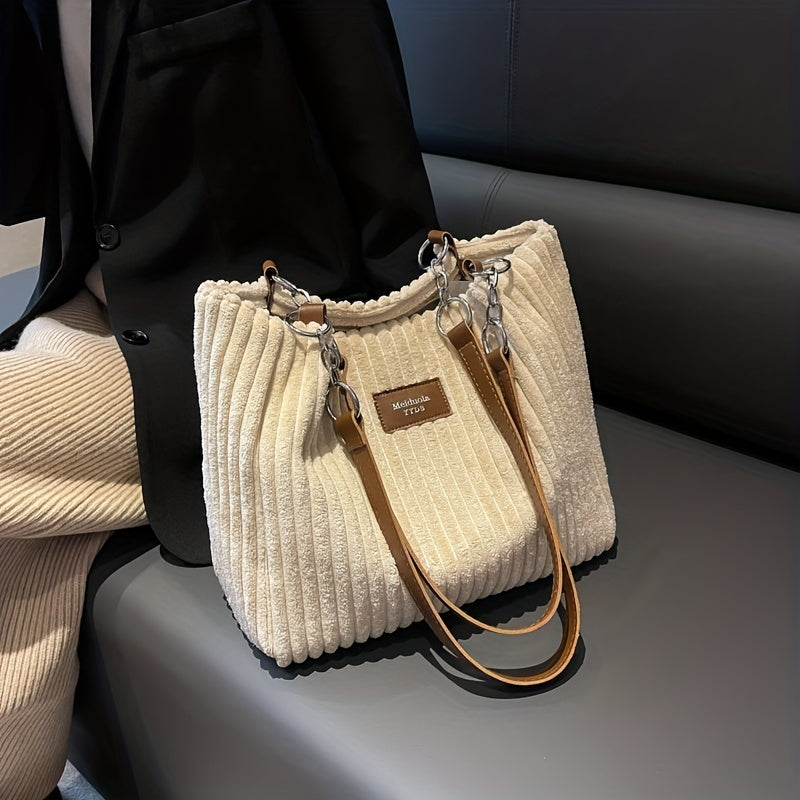 Gio™ - Soft corduroy shoulder bag