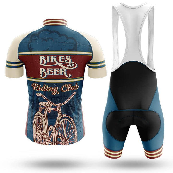 Retro Bikes And Beer Riding Club Men's Cycling Kit