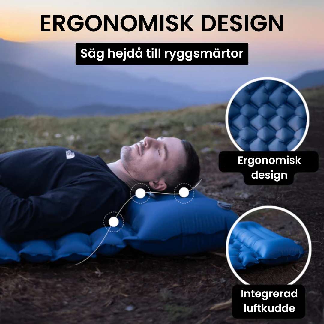 Superlätt och vikbart liggunderlag