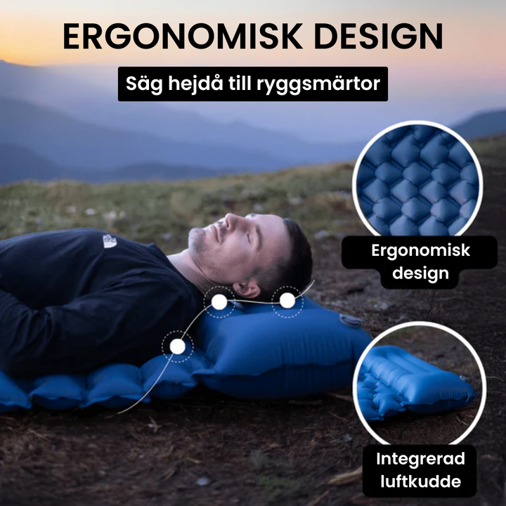 Superlätt och vikbart liggunderlag