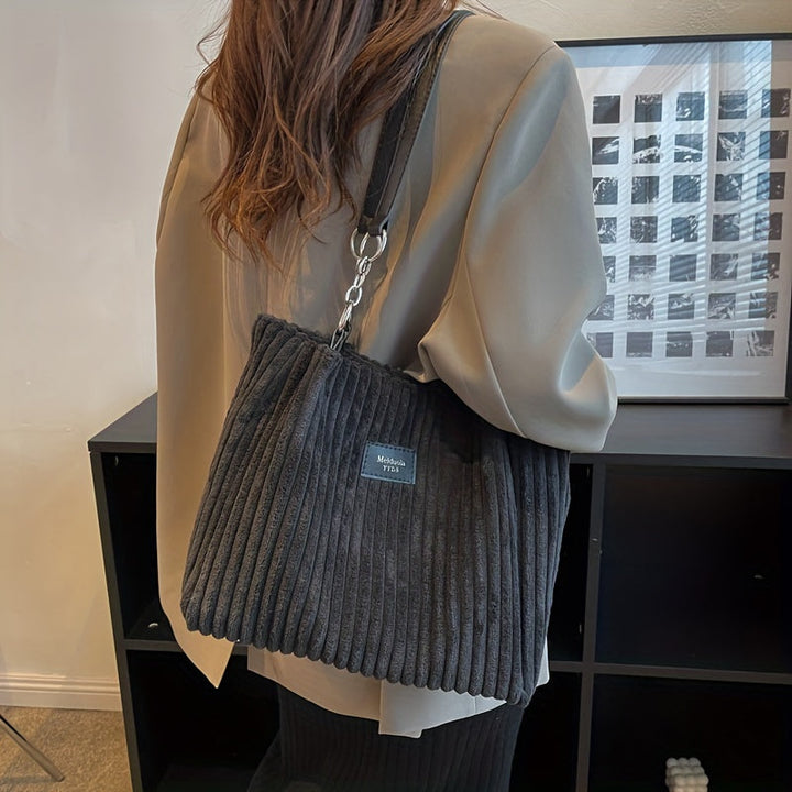 Gio™ - Soft corduroy shoulder bag