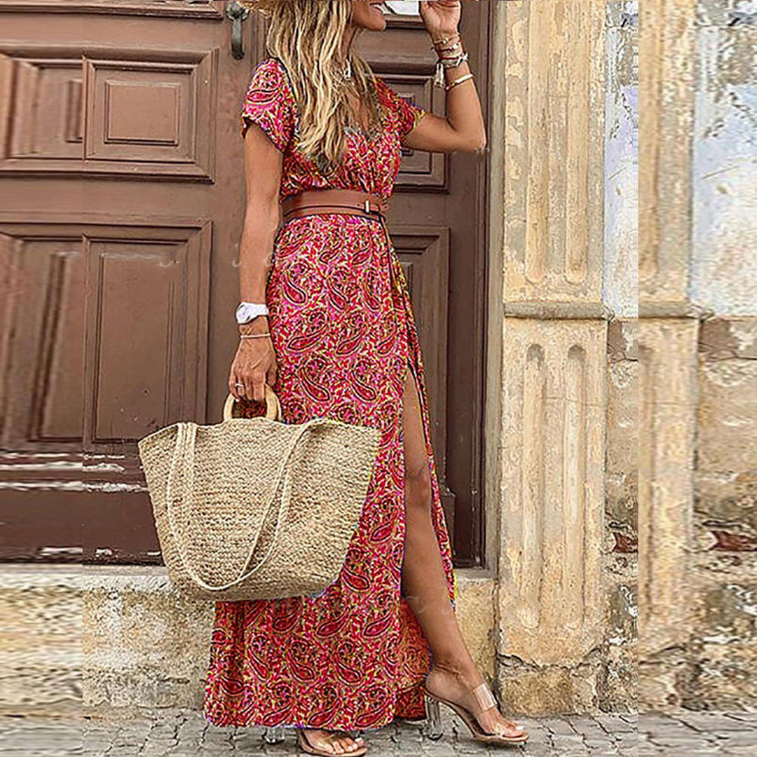 Luz | Elegant och Stilren Klänning i Boho-Stil