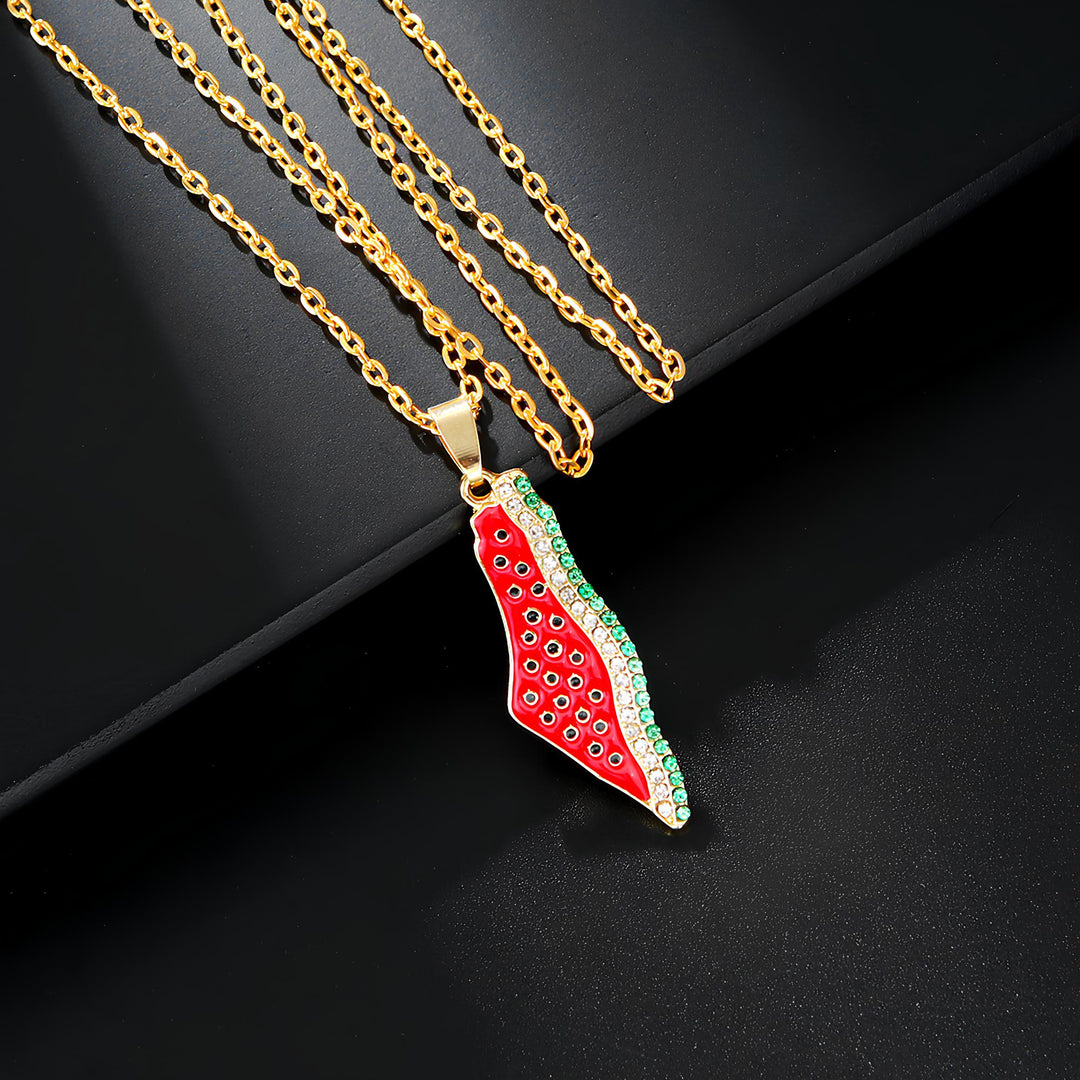 Palestine Watermelon Necklace