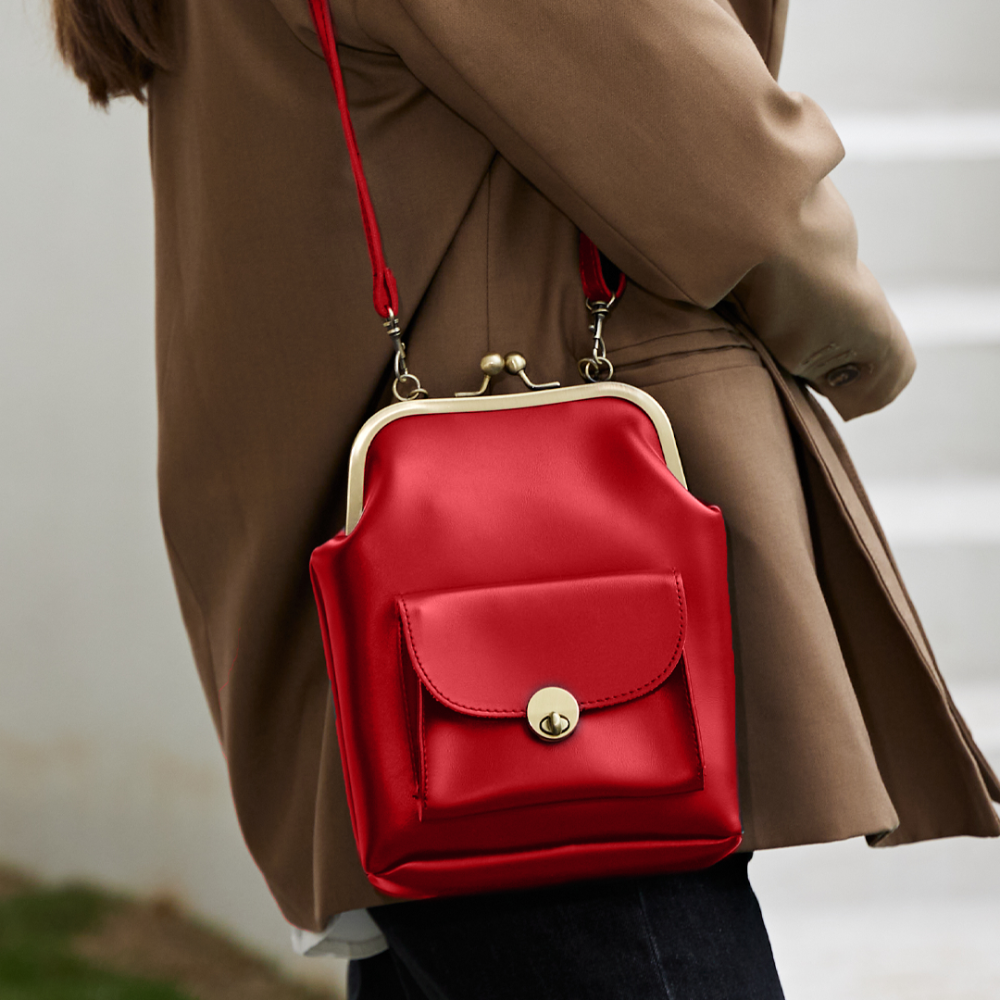 Grace™ – Retrochic väska med lockstängning