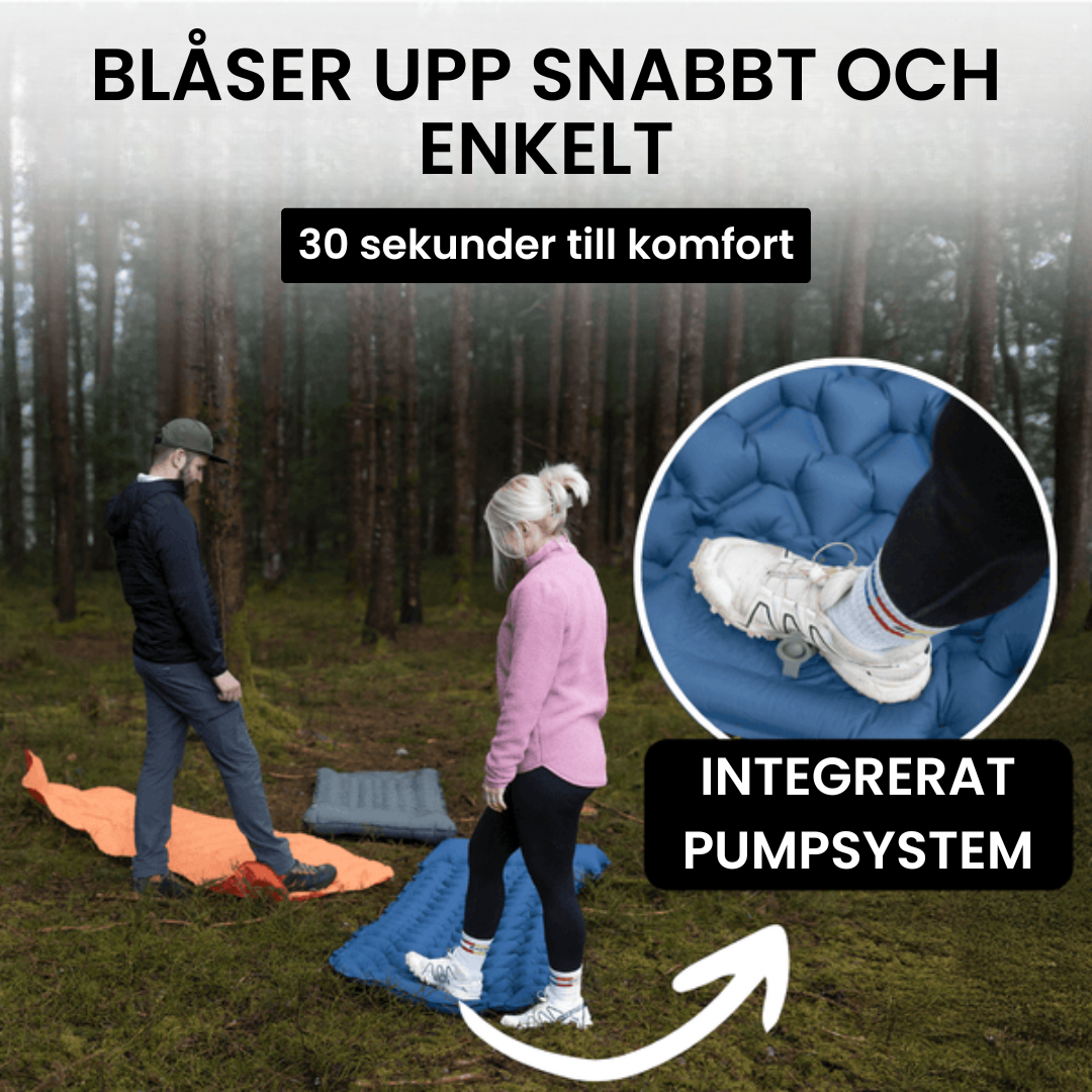 Superlätt och vikbart liggunderlag