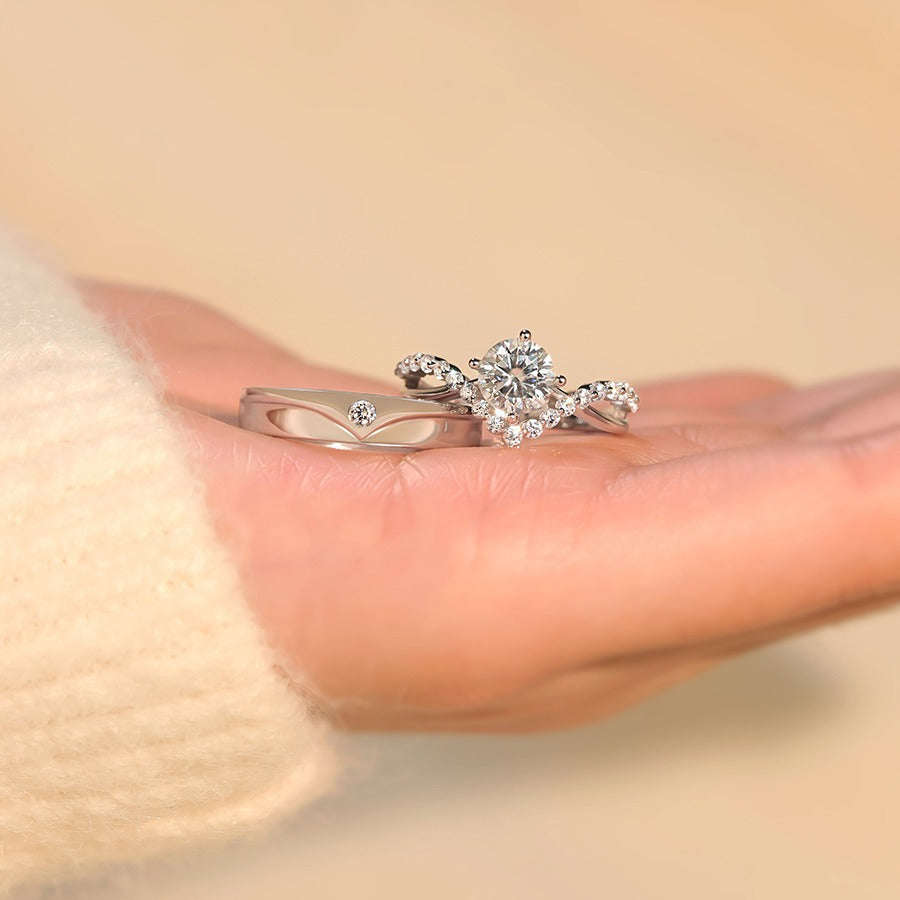 Elric Amora Ringpar i Silver