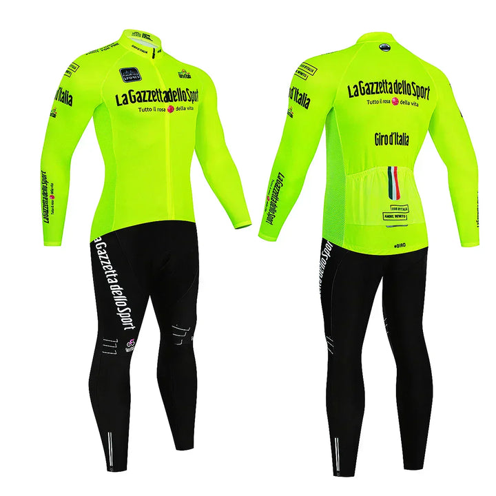 Giro d'Italia - Langarm-Professionelles Radsport-Set