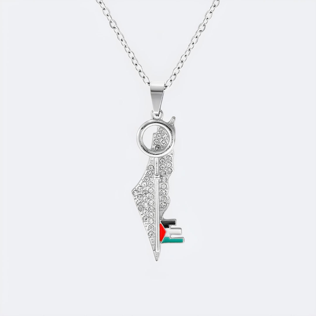 Palestine Key Necklace