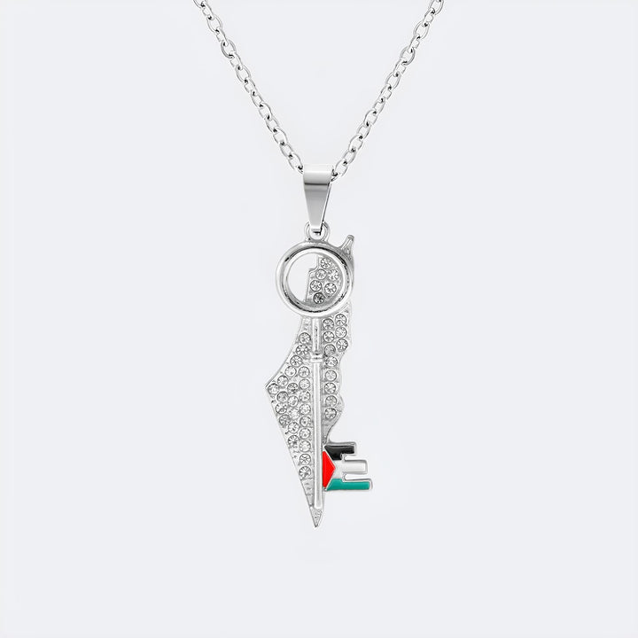 Palestine Key Necklace
