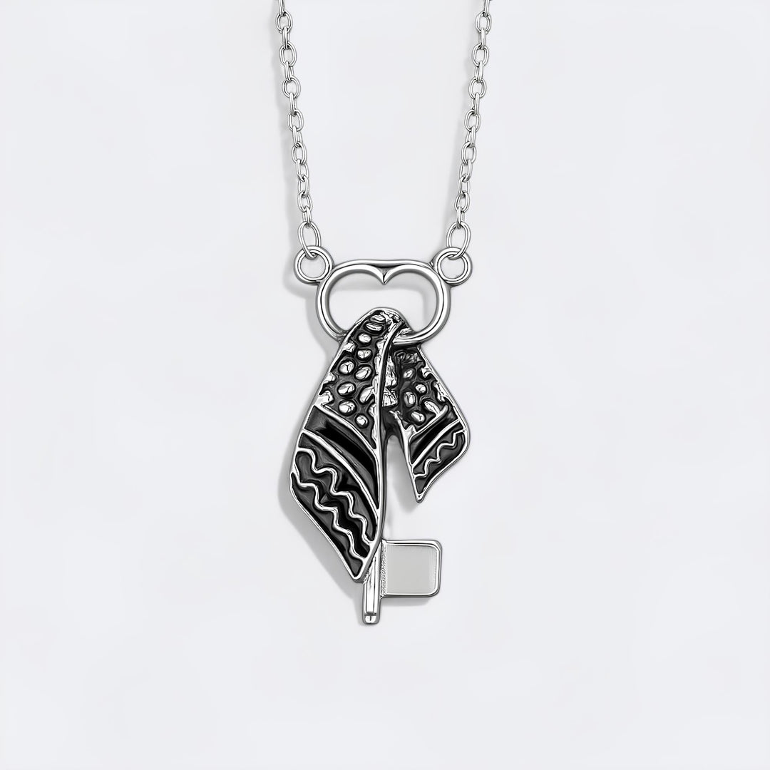 Keffiyeh Key Necklace
