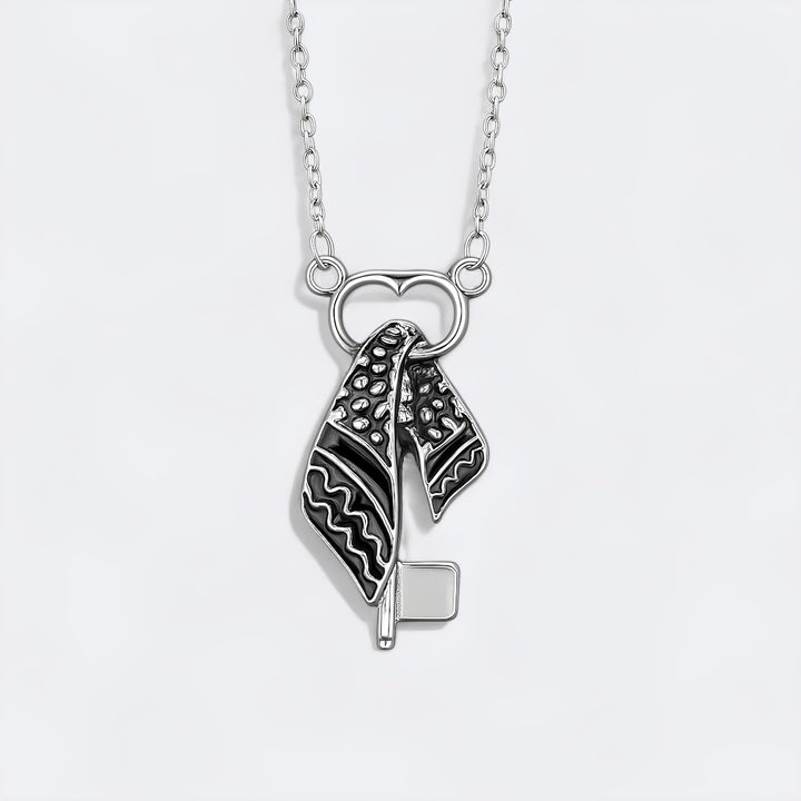 Keffiyeh Key Necklace