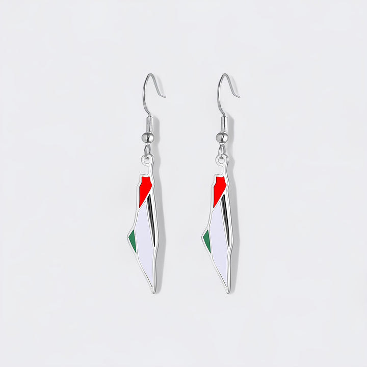Palestine Map Earrings