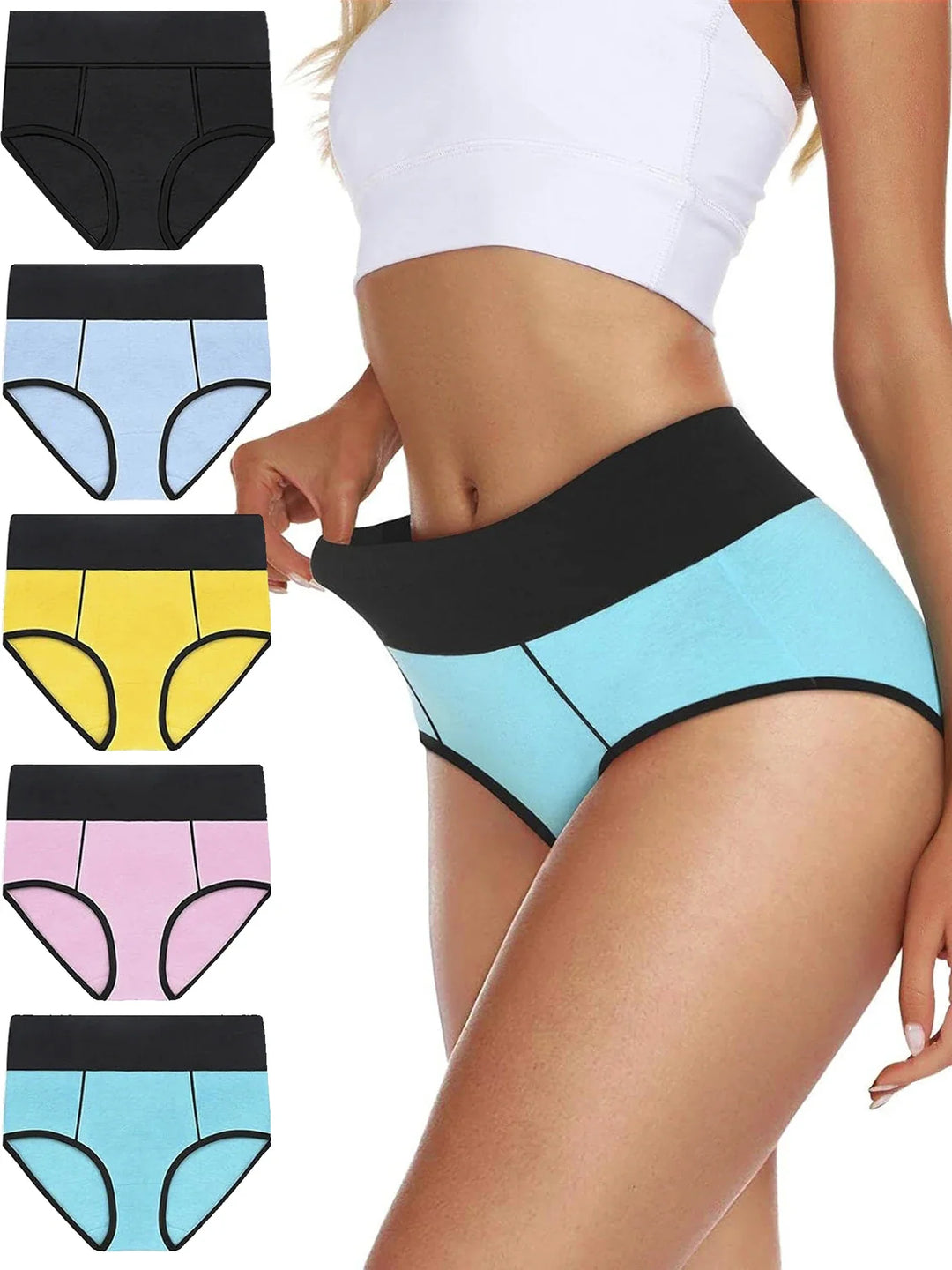 MARINE™ | Comfort Fit High-Waist Panty Set (5 pcs)