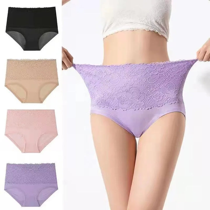 FABIENNE™ | 4-Piece Shaping Panty Set with Hand Embroidery