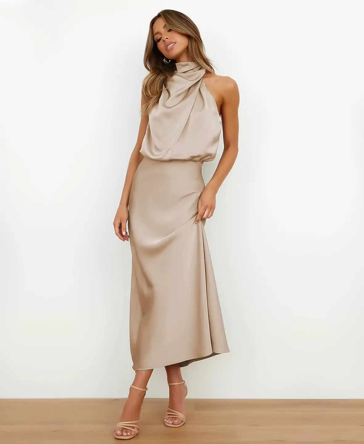 The Isla Satin Dress
