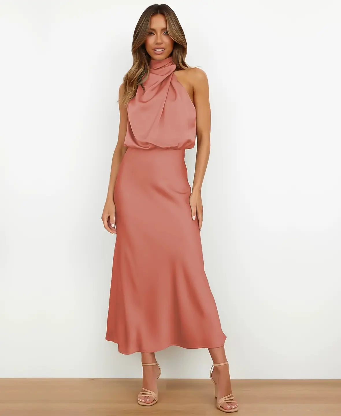 The Isla Satin Dress