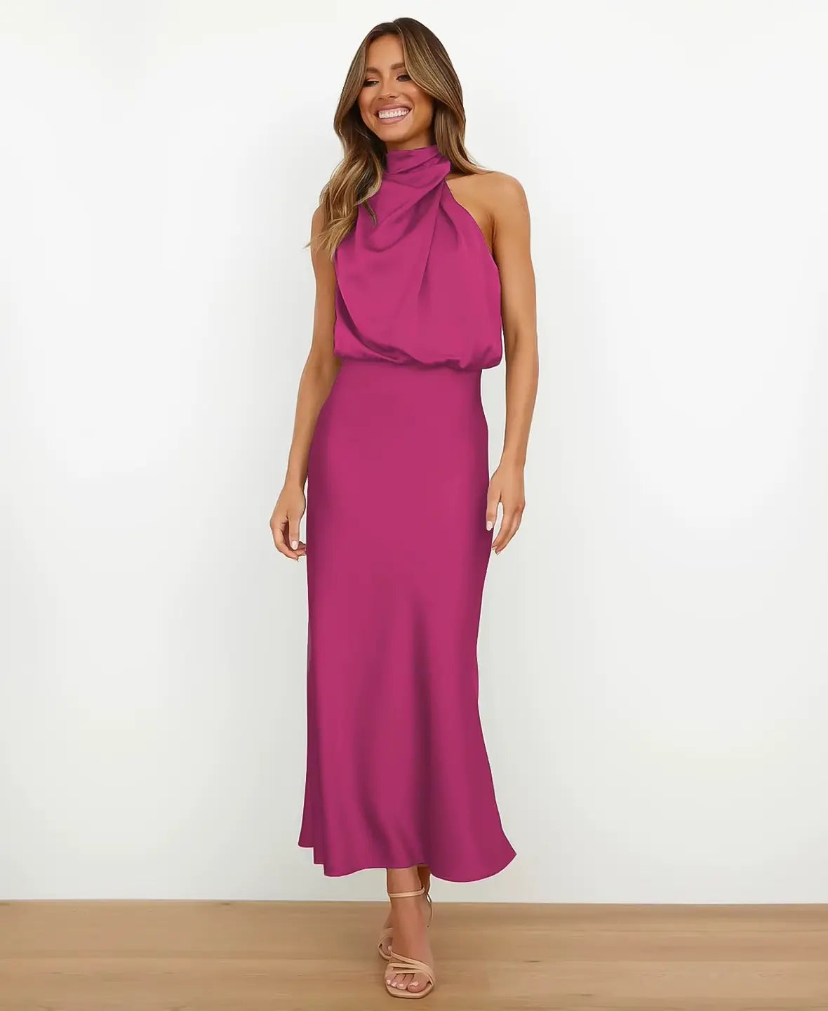 The Isla Satin Dress