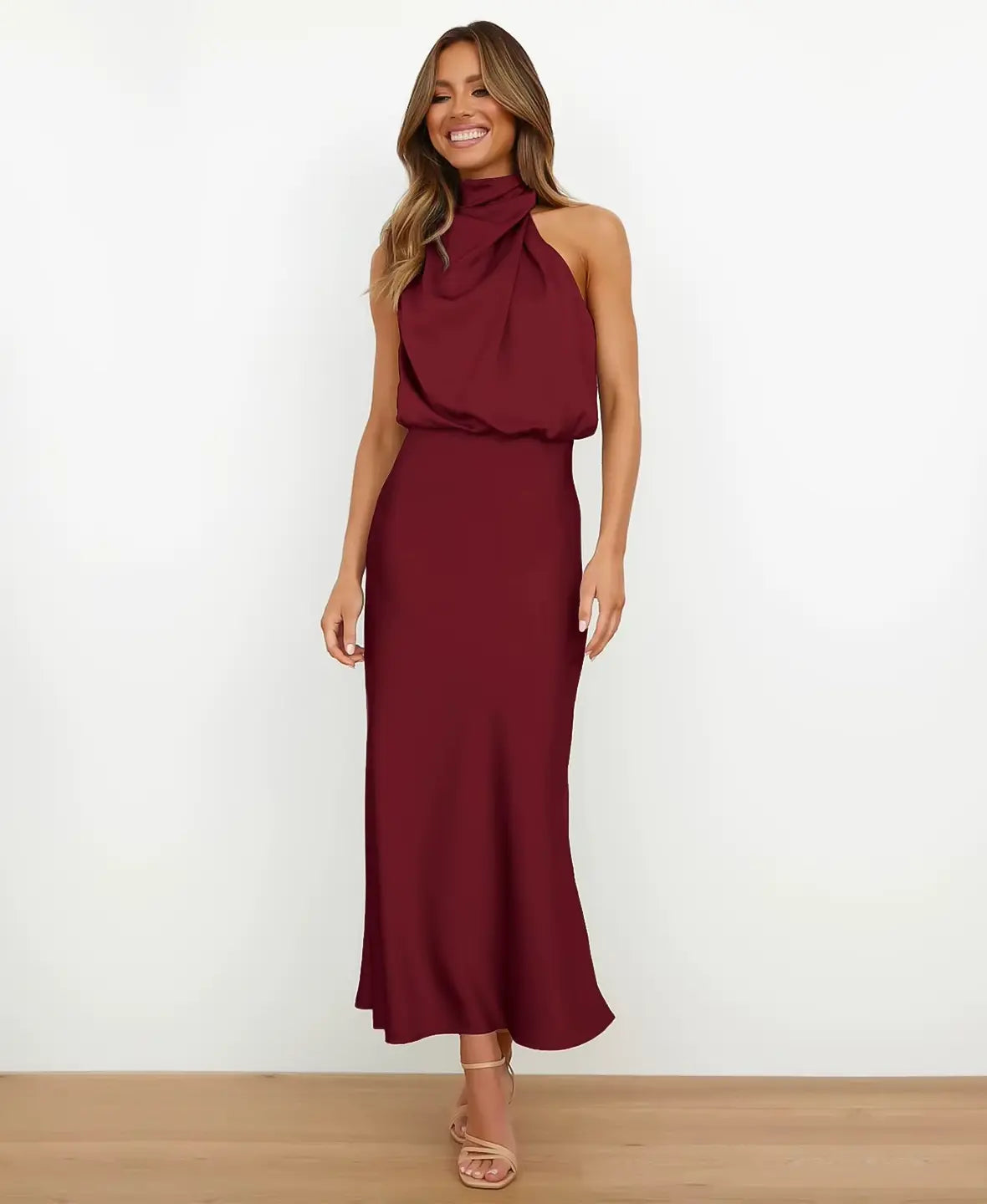 The Isla Satin Dress