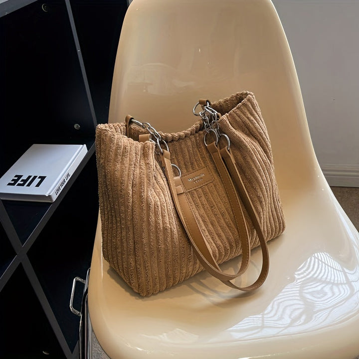 Gio™ - Soft corduroy shoulder bag