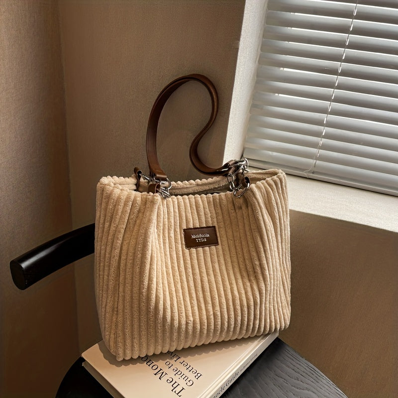 Gio™ - Soft corduroy shoulder bag