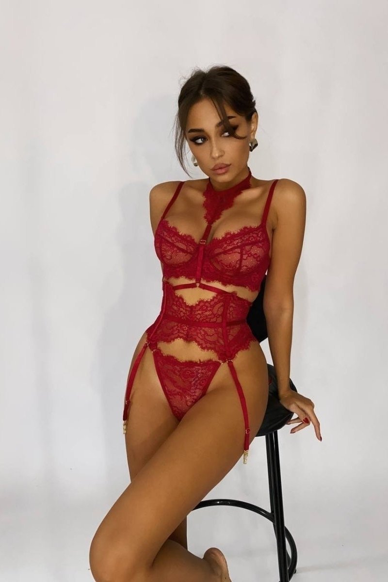 Lingerie set five-piece - SOLENE