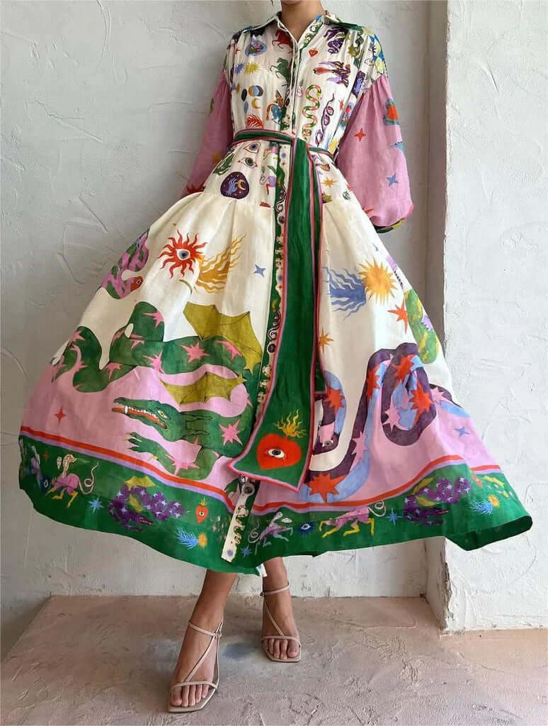 Elsa™ | Elegant Italiensk Maxiklänning