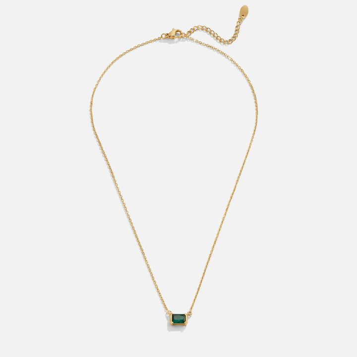 Moni Grön Smaragd Halsband
