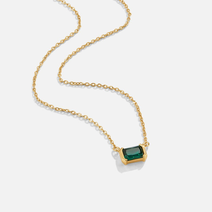 Moni Grön Smaragd Halsband