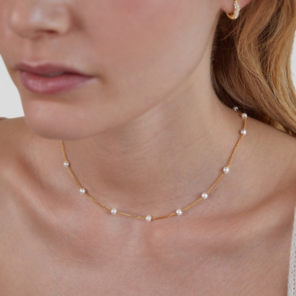 Ren Pärl Halsband