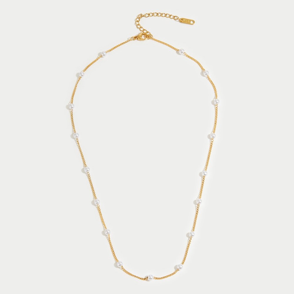 Ren Pärl Halsband