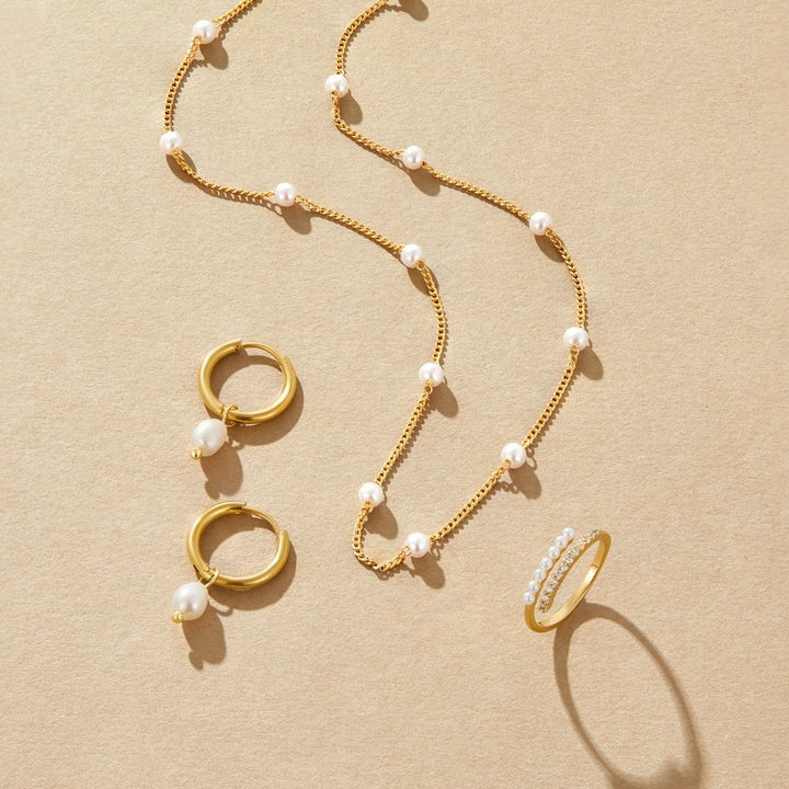 Ren Pärl Halsband