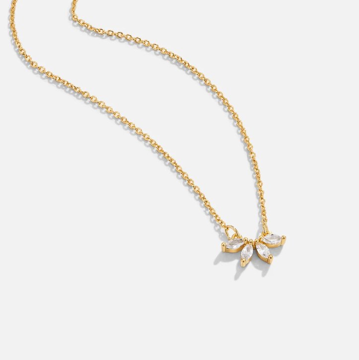 Omelia Kristallblad Halsband